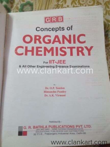 op tandon organic chemistry